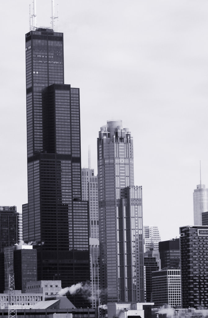 Downtown Chicago skyscraper