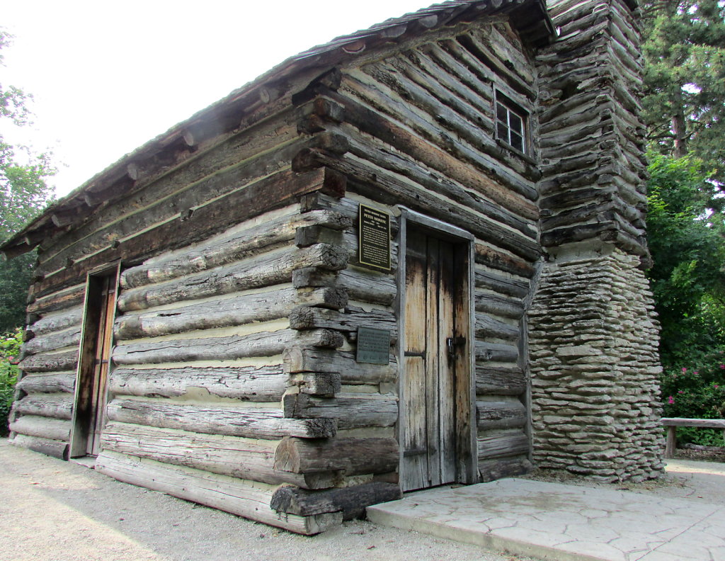 Restored log cabin picture