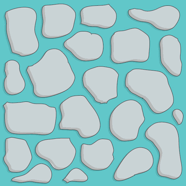 River and rock 2x2 basic path tile